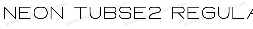Neon Tubse2 Regular字体转换